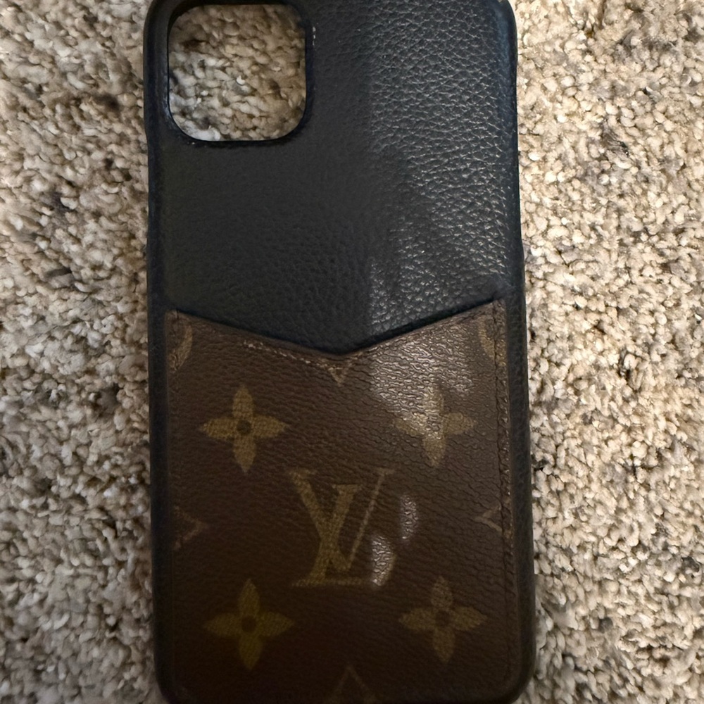 Louis Vuitton Black and Brown Monogram Phone Case